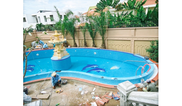 Thiết kế bể bơi với công nghệ tiêu  chuẩn quốc tế
